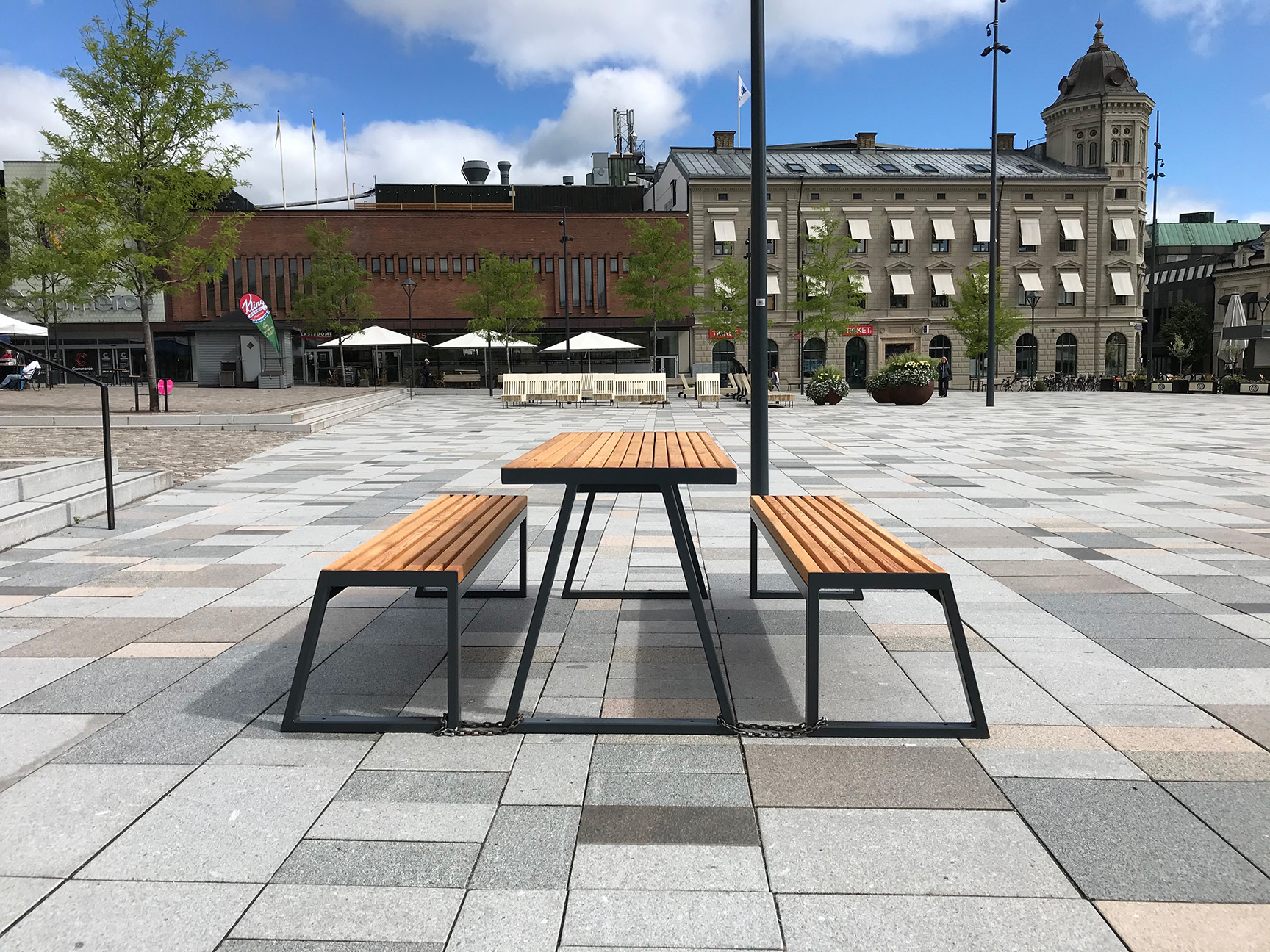 Parkmøbler i byområde 